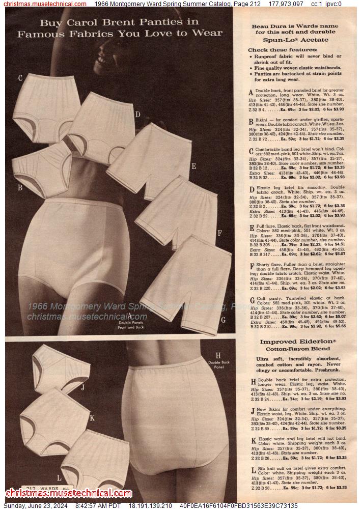 1966 Montgomery Ward Spring Summer Catalog, Page 212