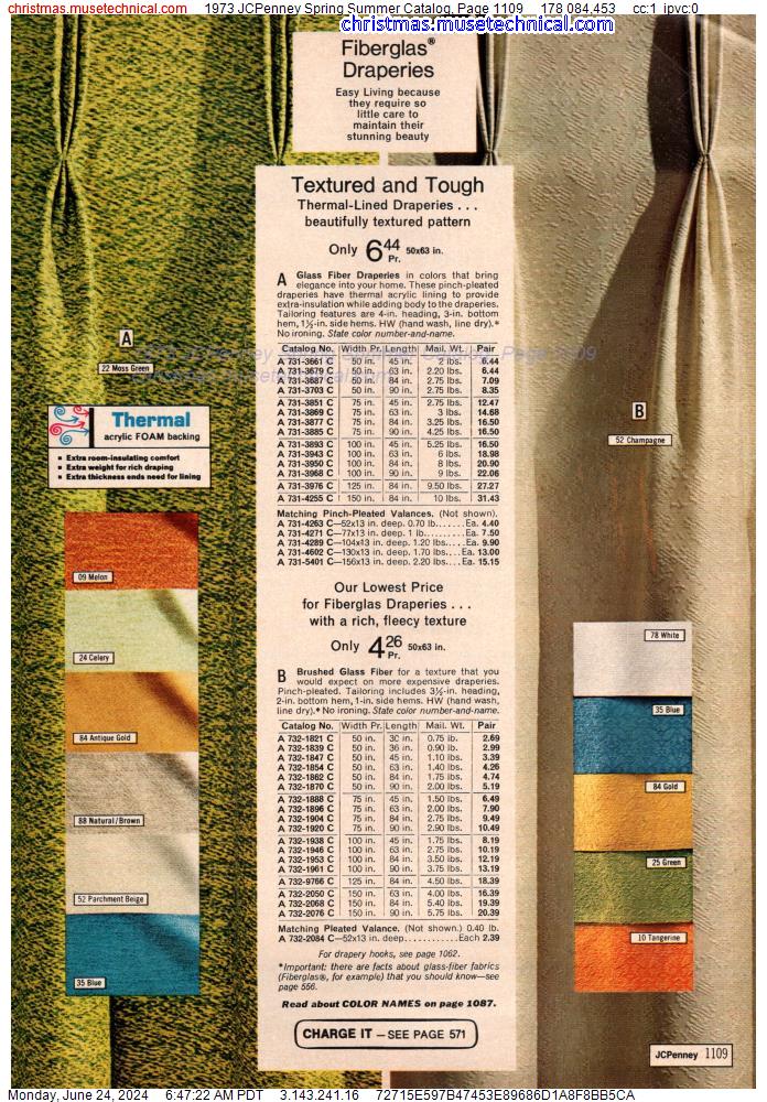 1973 JCPenney Spring Summer Catalog, Page 1109