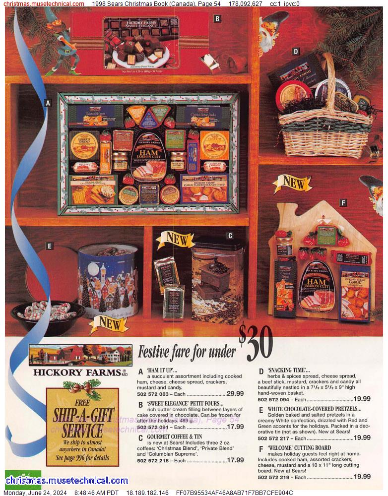 1998 Sears Christmas Book (Canada), Page 54