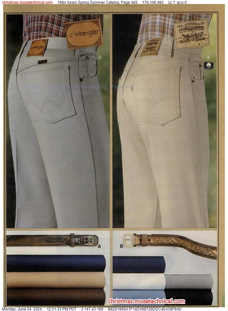 1984 Sears Spring Summer Catalog, Page 465