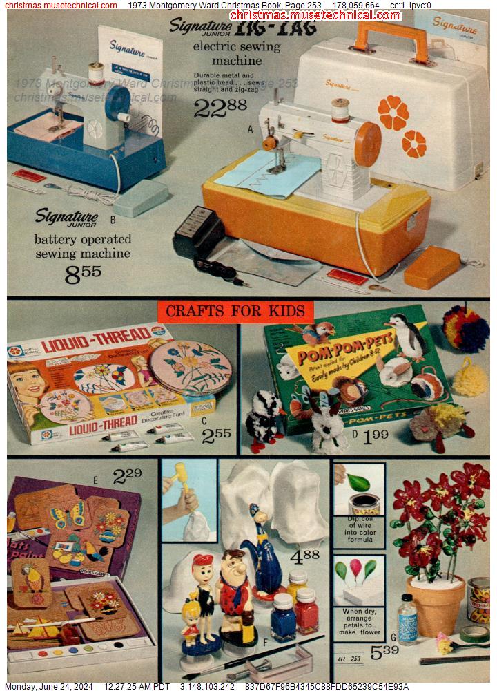 1973 Montgomery Ward Christmas Book, Page 253