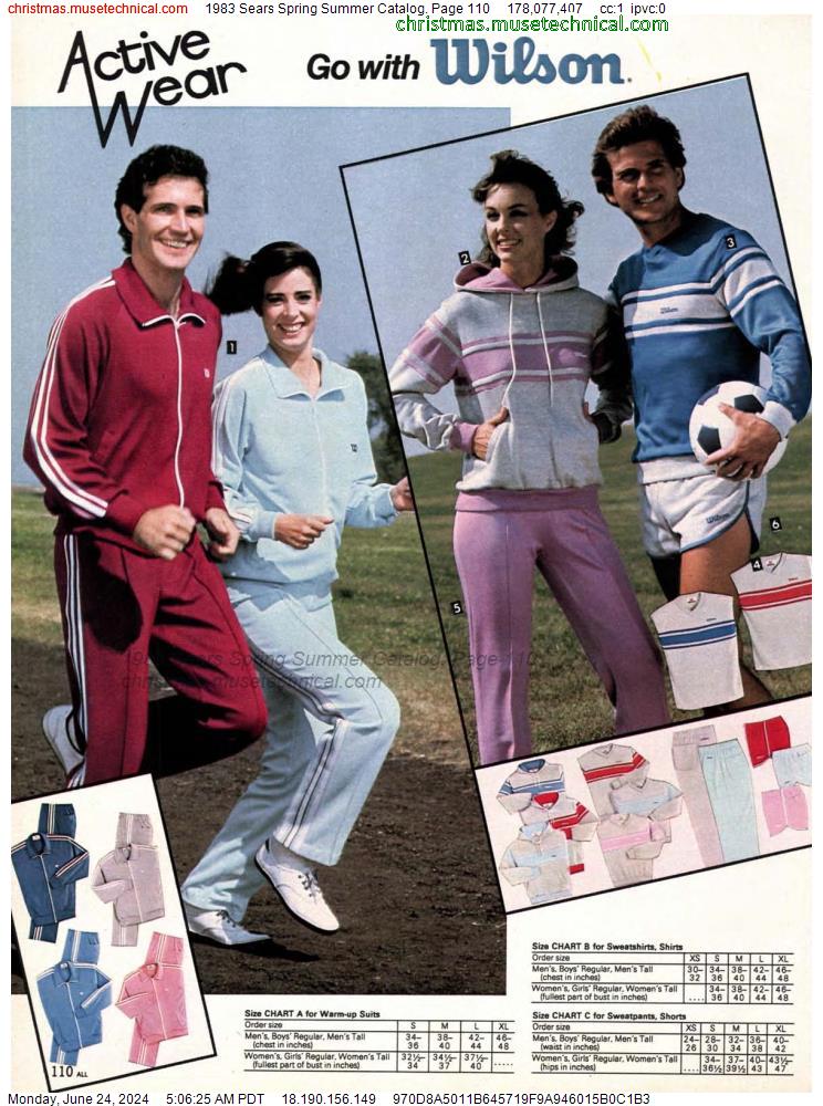 1983 Sears Spring Summer Catalog, Page 110