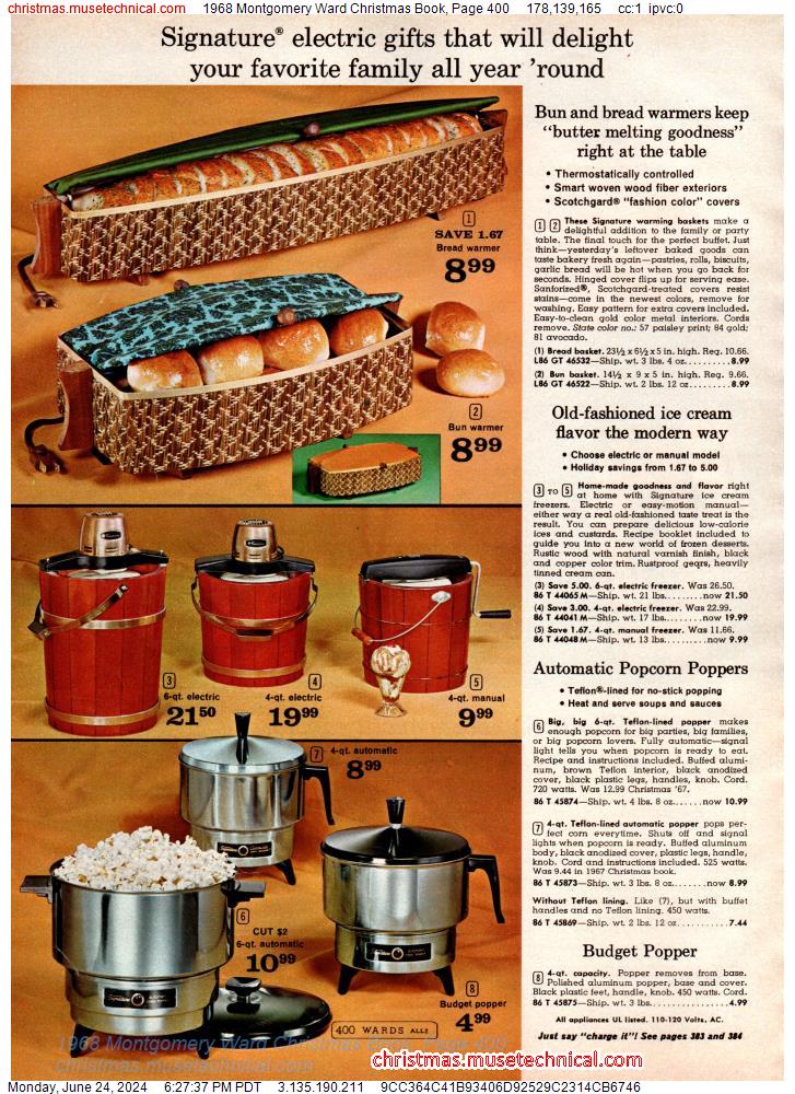 1968 Montgomery Ward Christmas Book, Page 400