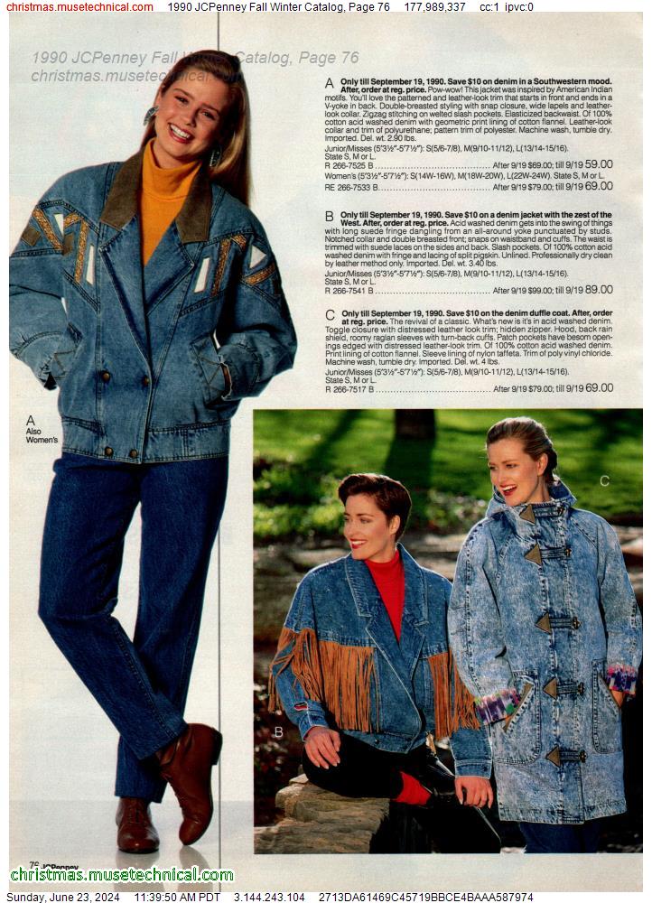 1990 JCPenney Fall Winter Catalog, Page 76