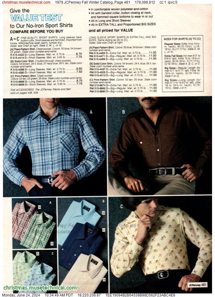 1979 JCPenney Fall Winter Catalog, Page 461