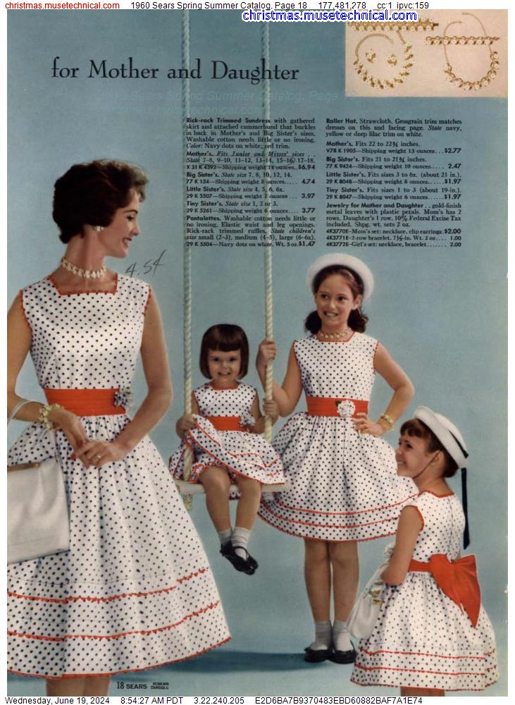 1960 Sears Spring Summer Catalog, Page 18