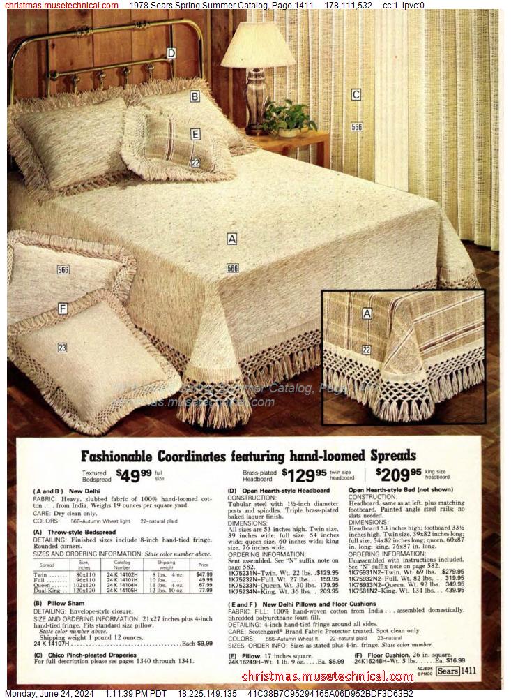 1978 Sears Spring Summer Catalog, Page 1411