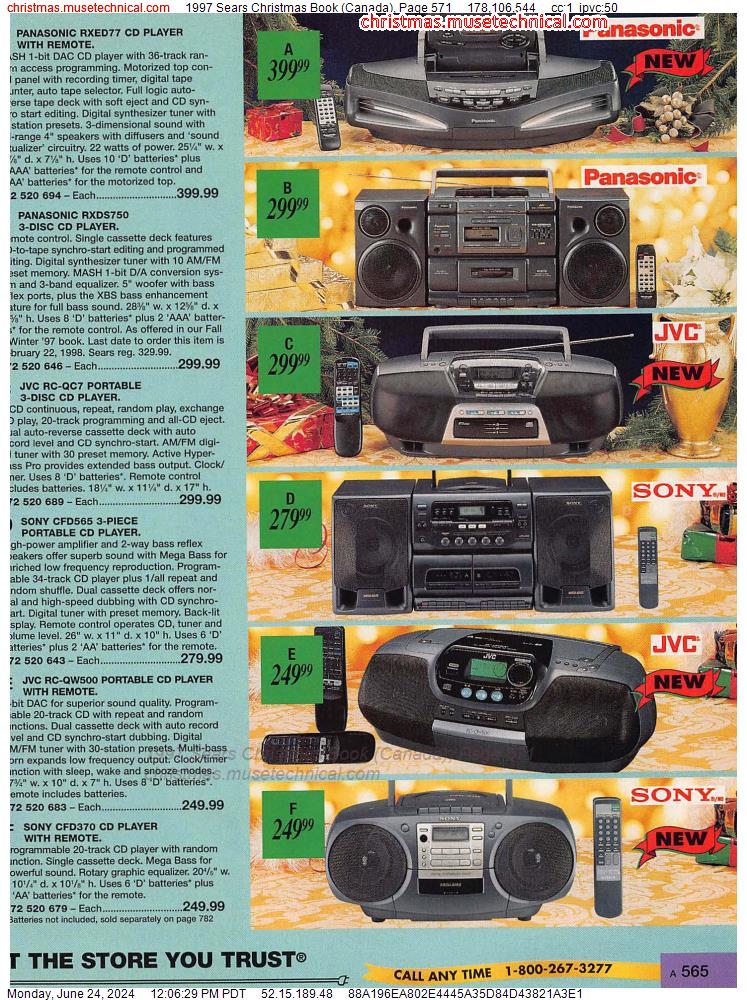 1997 Sears Christmas Book (Canada), Page 571