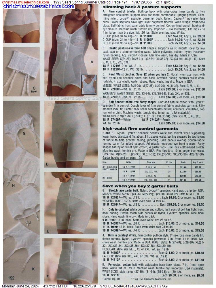 1993 Sears Spring Summer Catalog, Page 191