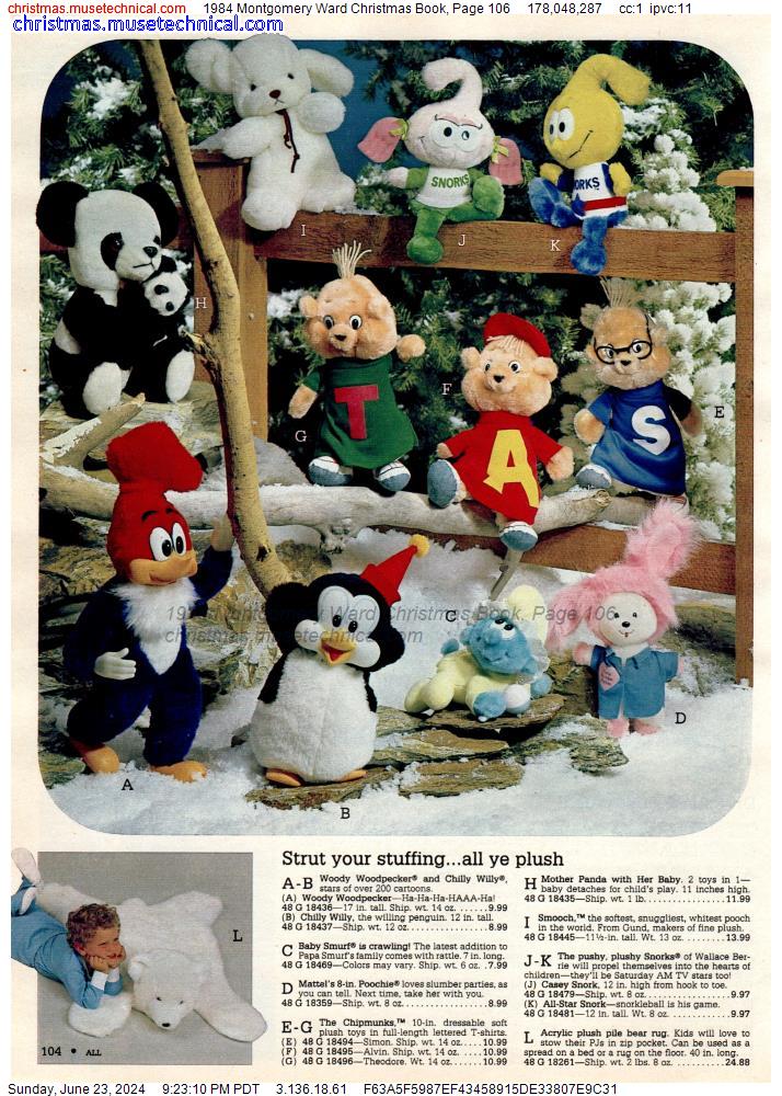 1984 Montgomery Ward Christmas Book, Page 106