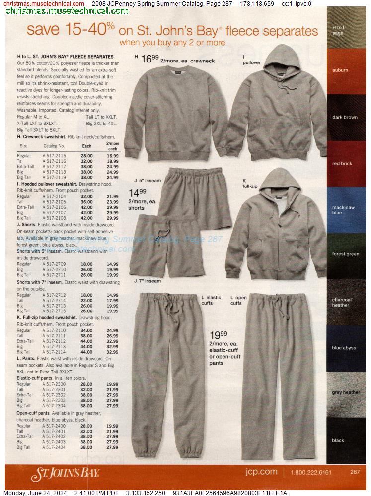 2008 JCPenney Spring Summer Catalog, Page 287