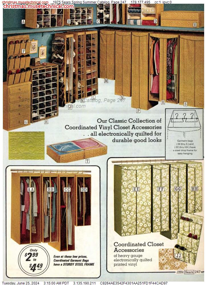1975 Sears Spring Summer Catalog, Page 247