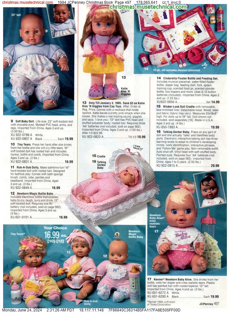1994 JCPenney Christmas Book, Page 497