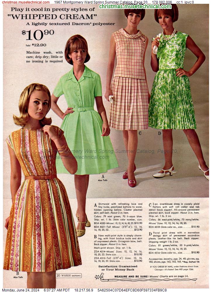 1967 Montgomery Ward Spring Summer Catalog, Page 20