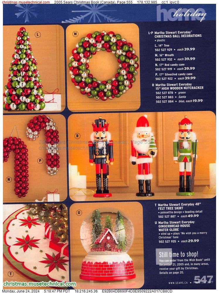 2005 Sears Christmas Book (Canada), Page 555