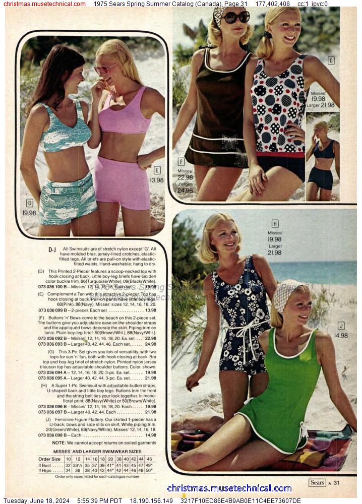1975 Sears Spring Summer Catalog (Canada), Page 31