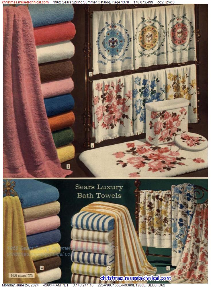 1962 Sears Spring Summer Catalog, Page 1370