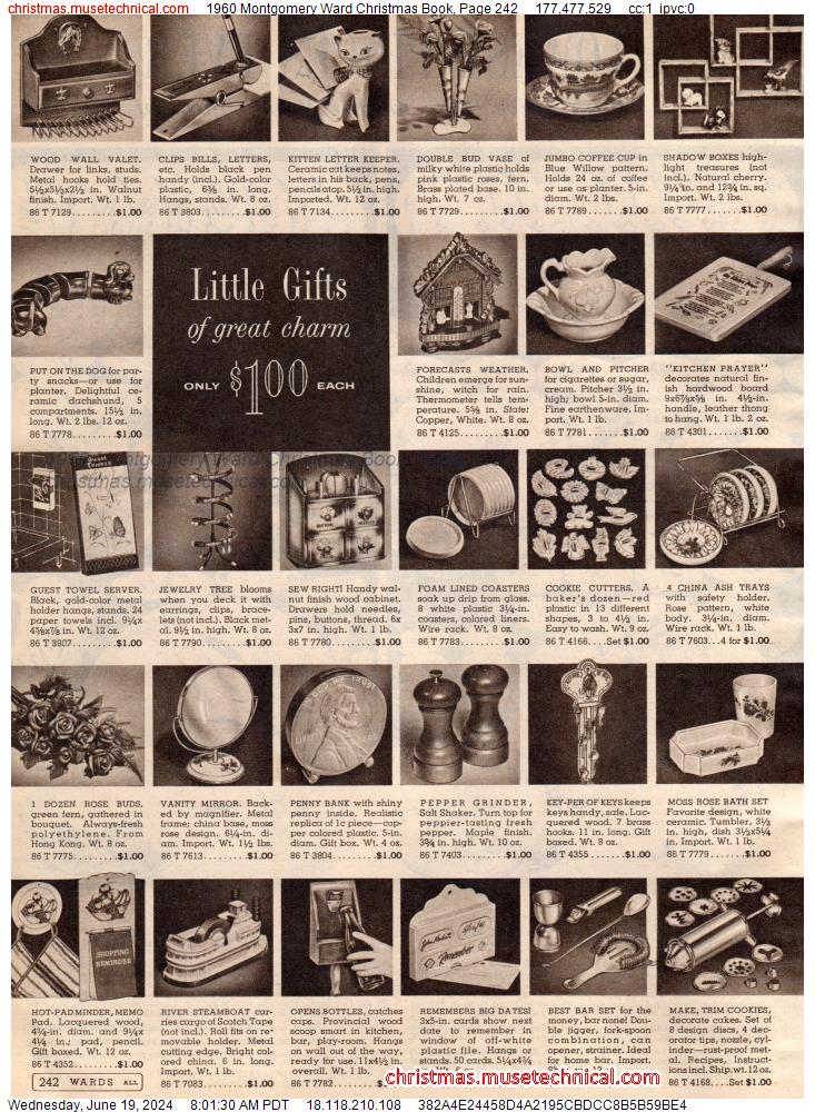 1960 Montgomery Ward Christmas Book, Page 242