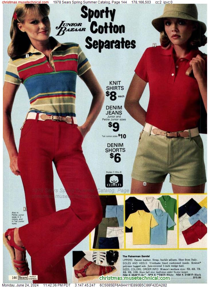 1978 Sears Spring Summer Catalog, Page 144