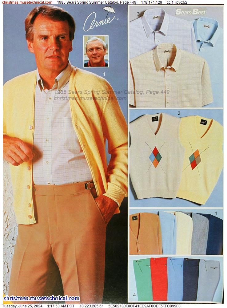 1985 Sears Spring Summer Catalog, Page 449