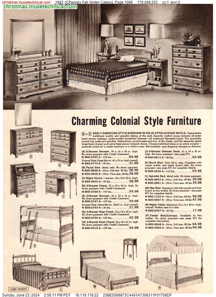 1963 JCPenney Fall Winter Catalog, Page 1086