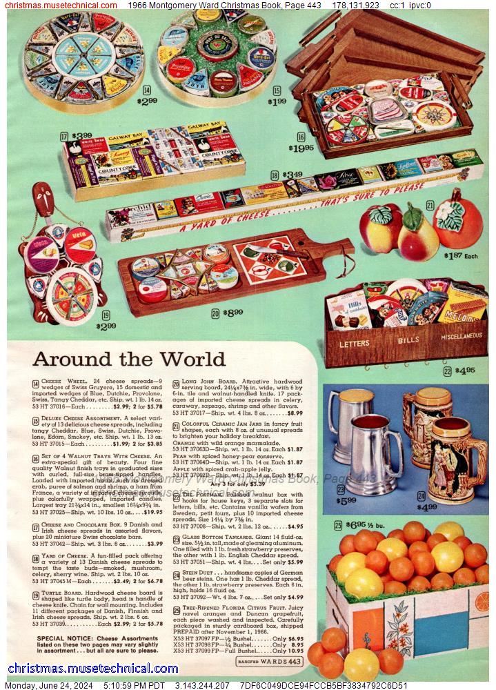 1966 Montgomery Ward Christmas Book, Page 443