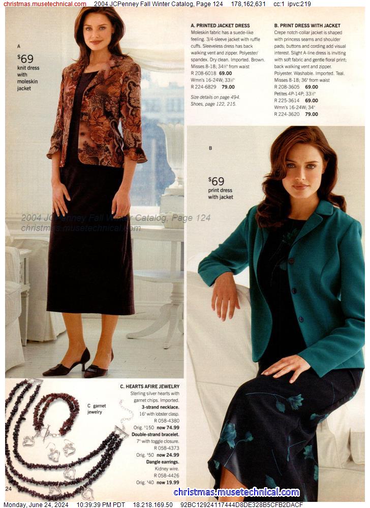 2004 JCPenney Fall Winter Catalog, Page 124