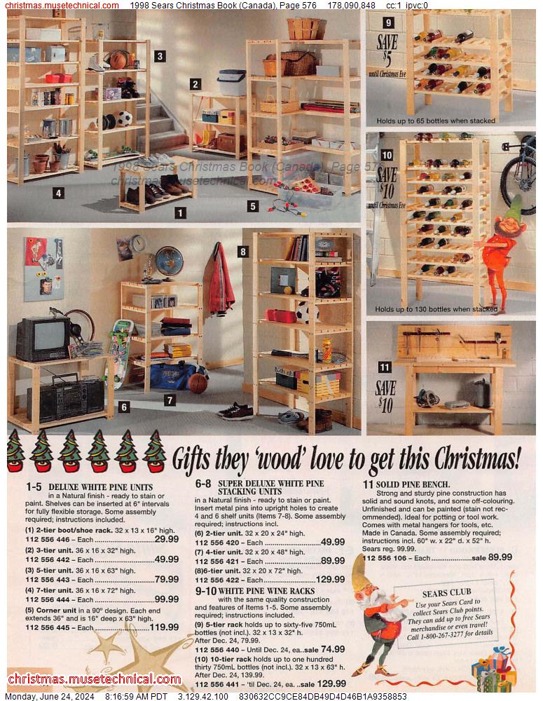 1998 Sears Christmas Book (Canada), Page 576