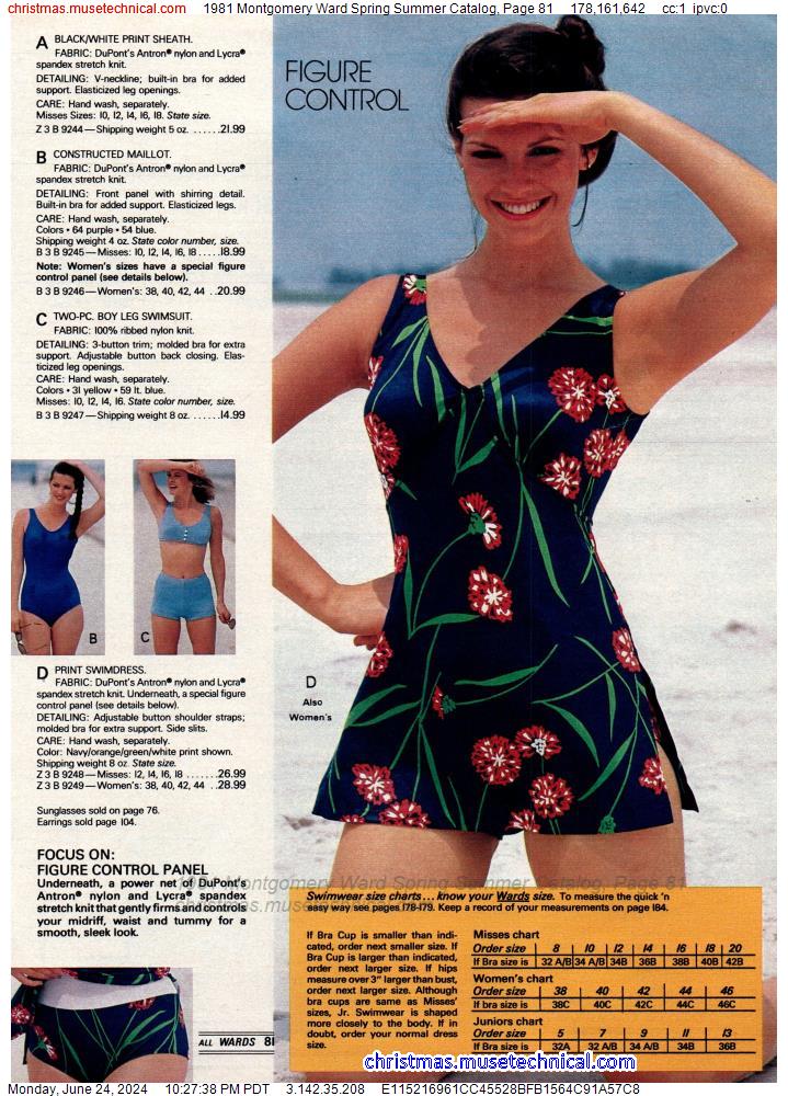 1981 Montgomery Ward Spring Summer Catalog, Page 81