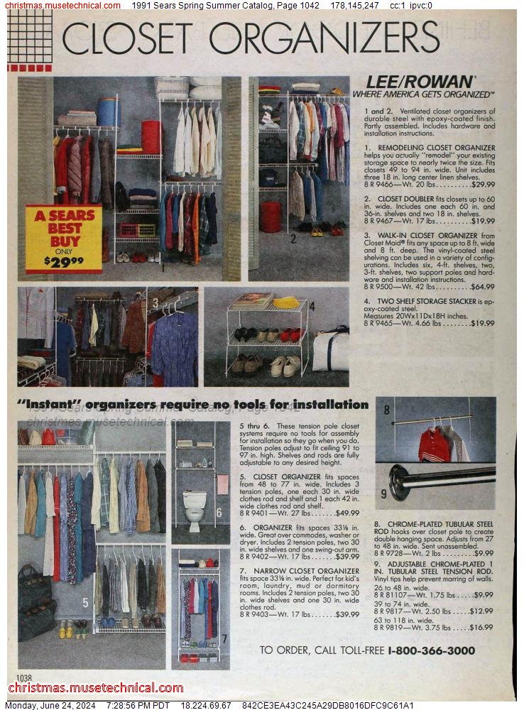 1991 Sears Spring Summer Catalog, Page 1042