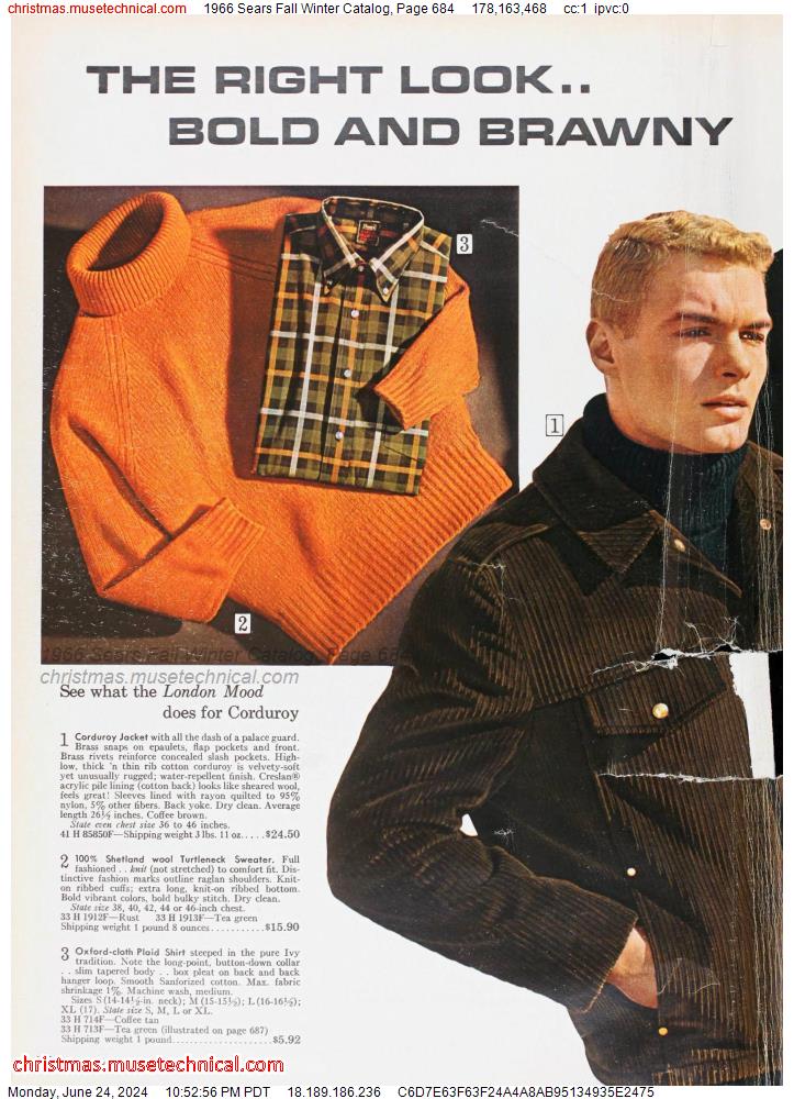 1966 Sears Fall Winter Catalog, Page 684