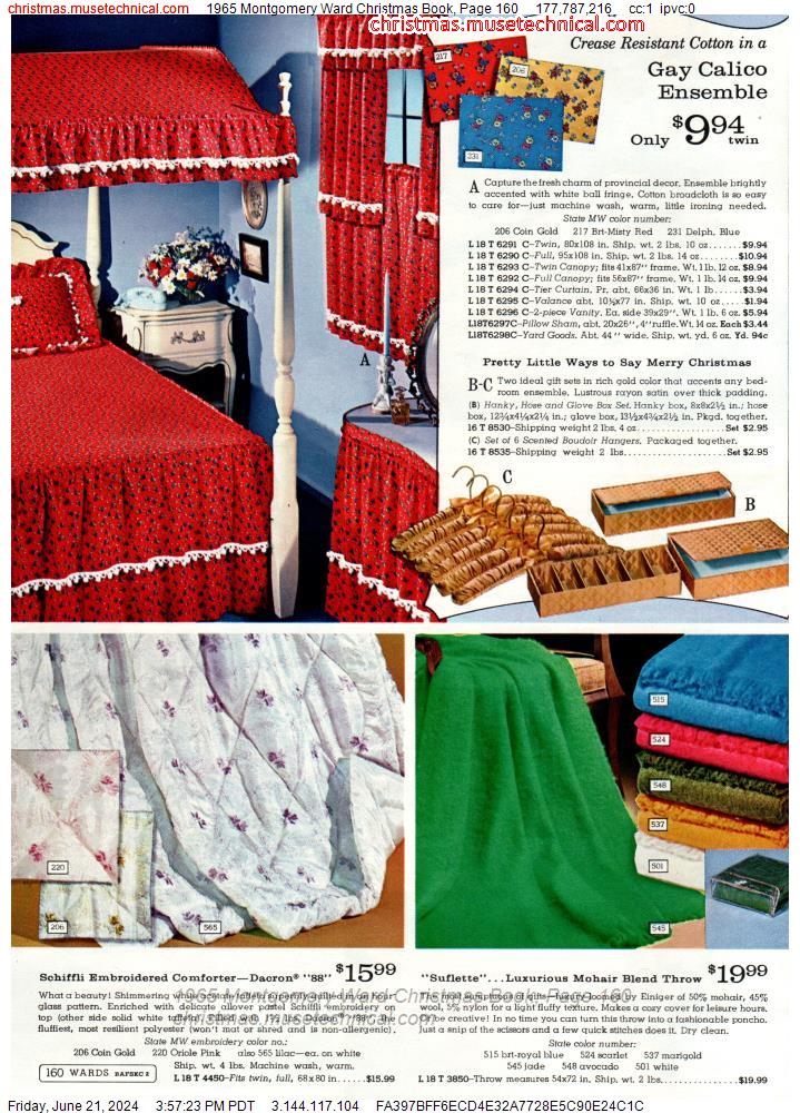 1965 Montgomery Ward Christmas Book, Page 160