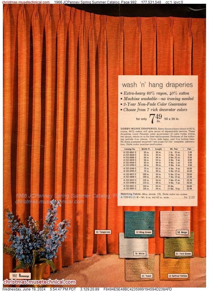 1966 JCPenney Spring Summer Catalog, Page 992