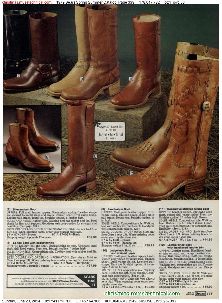 1979 Sears Spring Summer Catalog, Page 339