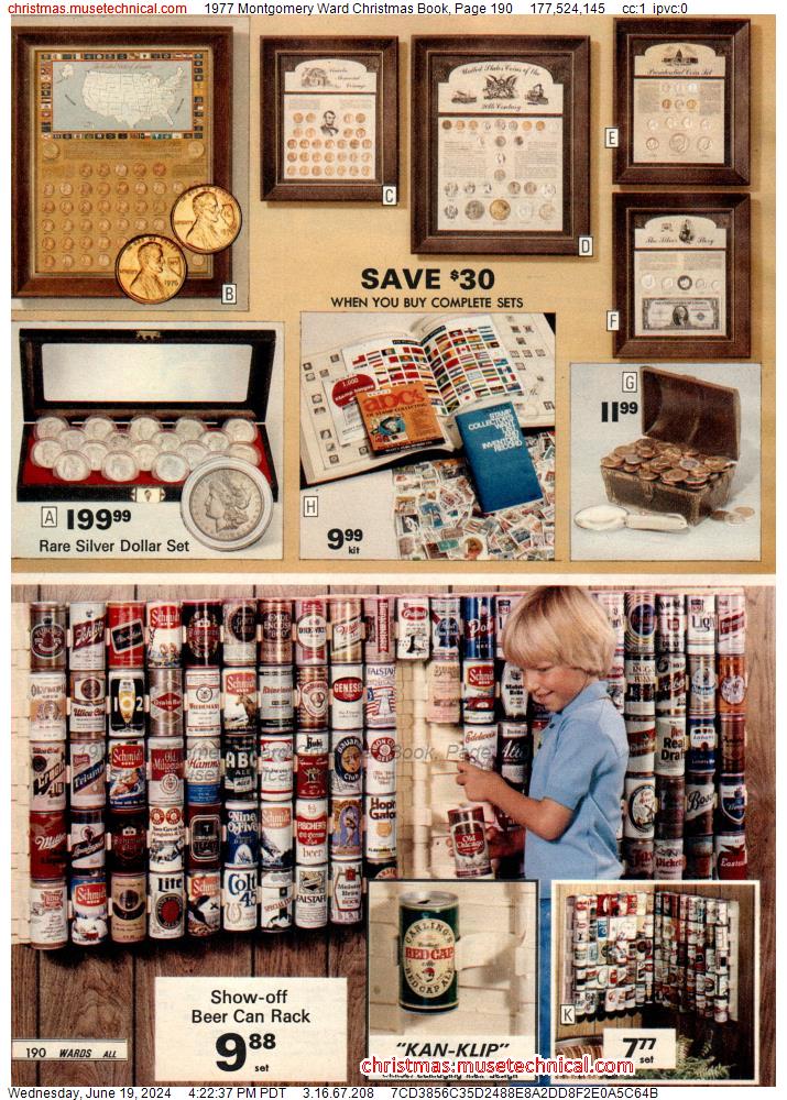 1977 Montgomery Ward Christmas Book, Page 190