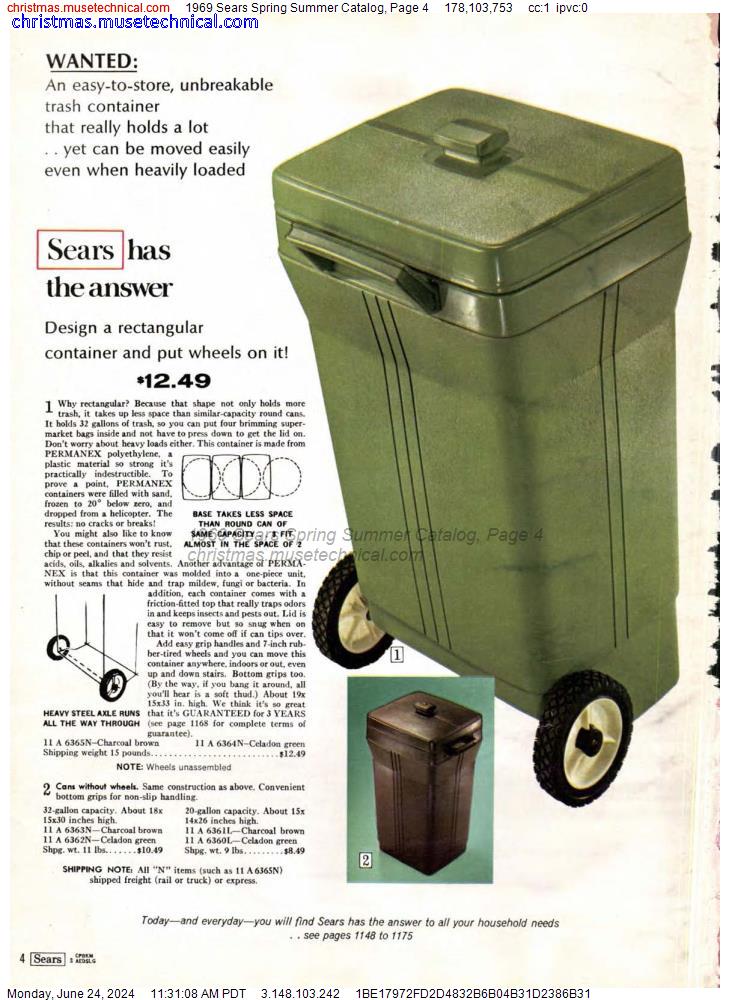 1969 Sears Spring Summer Catalog, Page 4