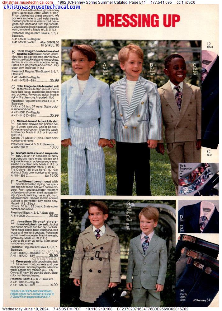 1992 JCPenney Spring Summer Catalog, Page 541