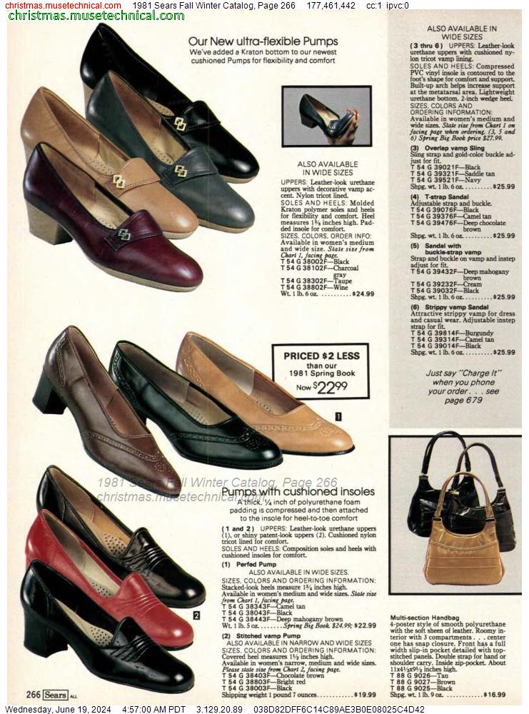 1981 Sears Fall Winter Catalog, Page 266