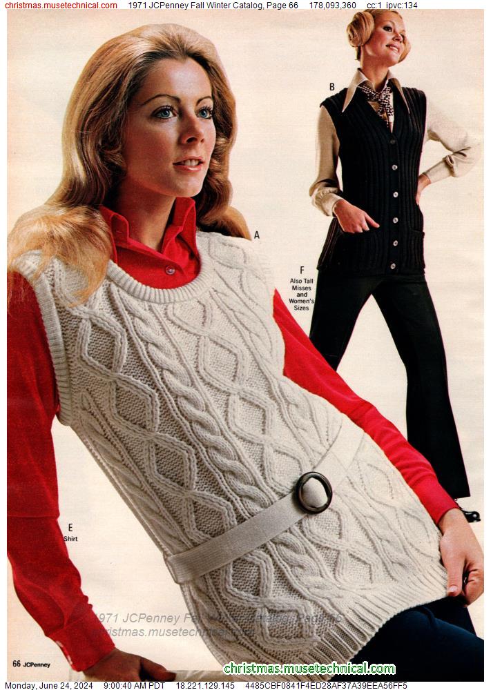 1971 JCPenney Fall Winter Catalog, Page 66