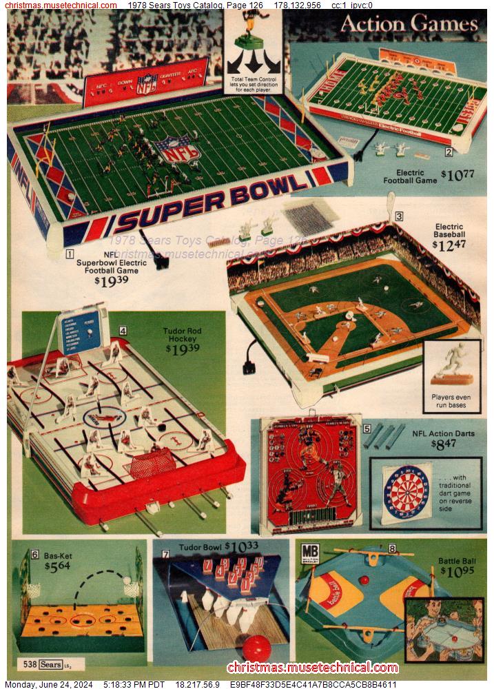 1978 Sears Toys Catalog, Page 126