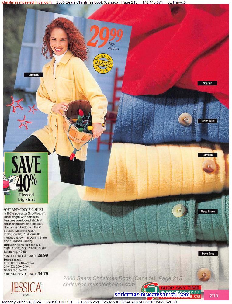 2000 Sears Christmas Book (Canada), Page 215