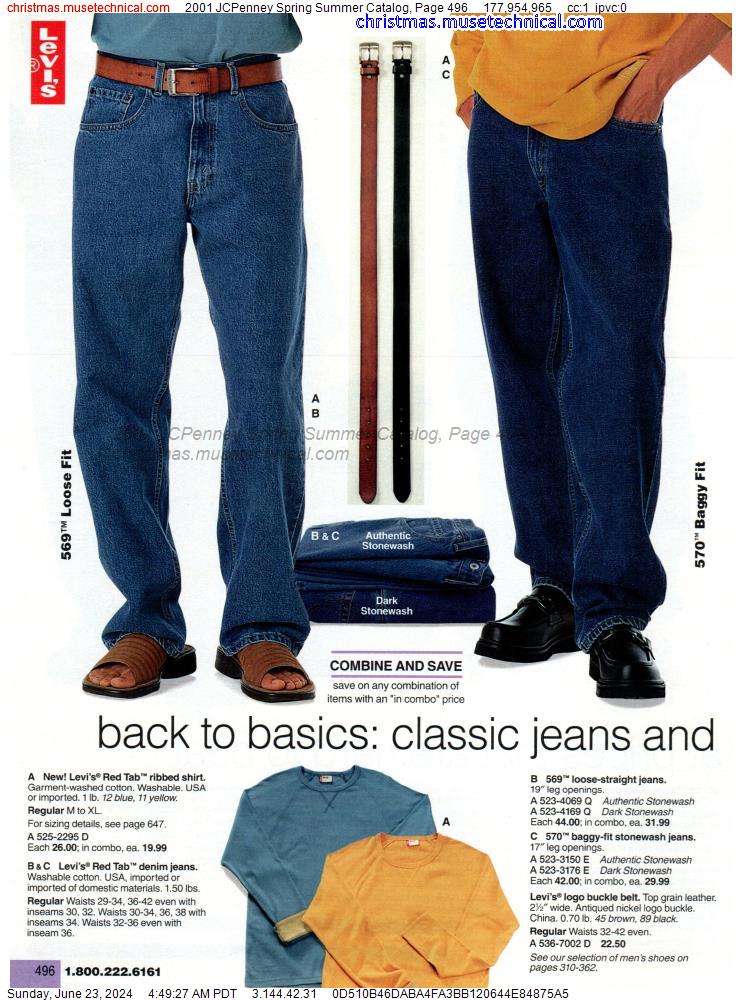 2001 JCPenney Spring Summer Catalog, Page 496