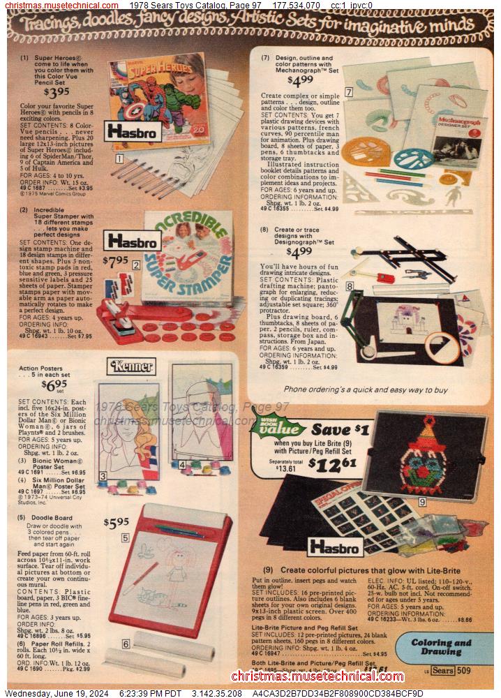 1978 Sears Toys Catalog, Page 97