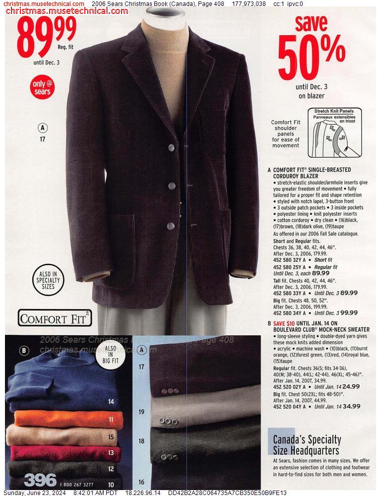 2006 Sears Christmas Book (Canada), Page 408