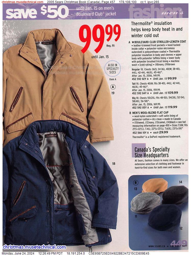 2005 Sears Christmas Book (Canada), Page 457