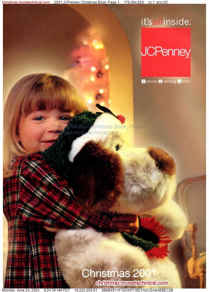 2001 JCPenney Christmas Book, Page 1