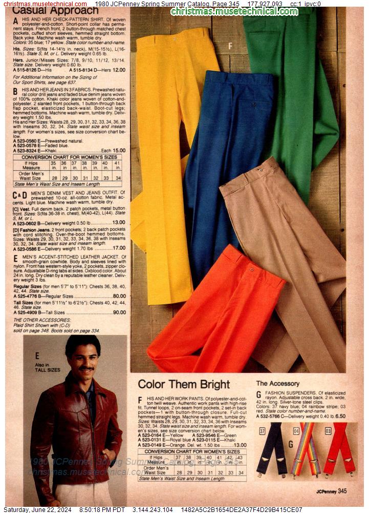 1980 JCPenney Spring Summer Catalog, Page 345