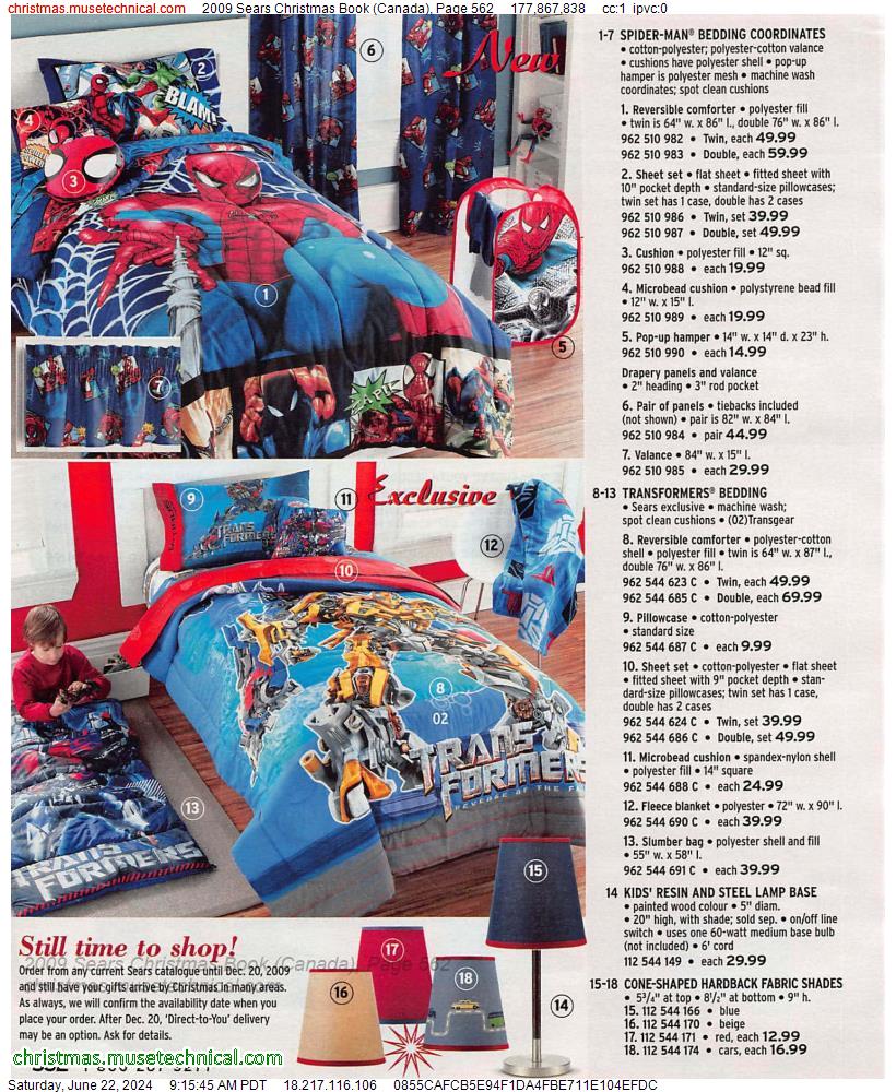 2009 Sears Christmas Book (Canada), Page 562