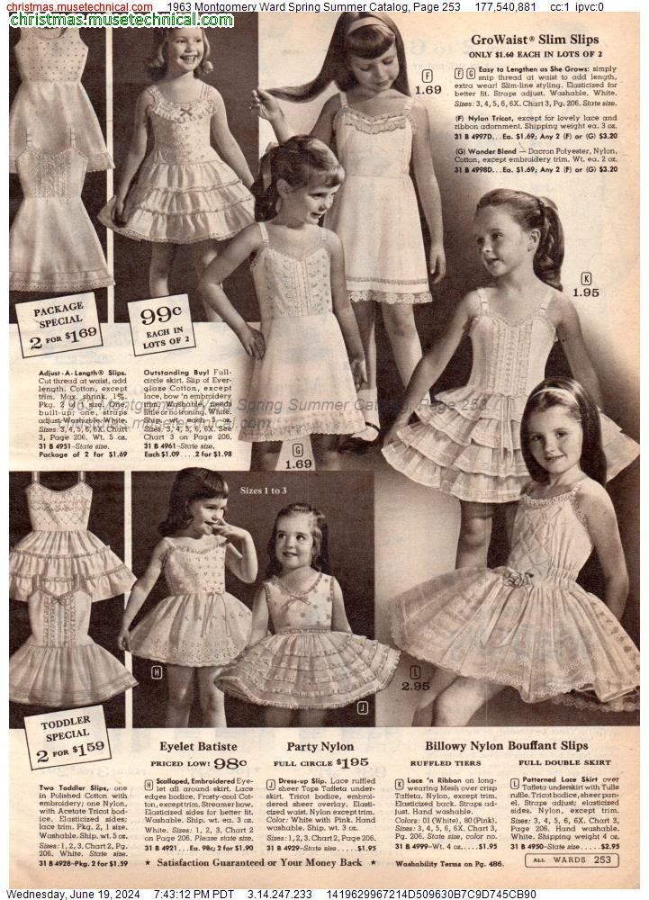 1963 Montgomery Ward Spring Summer Catalog, Page 253