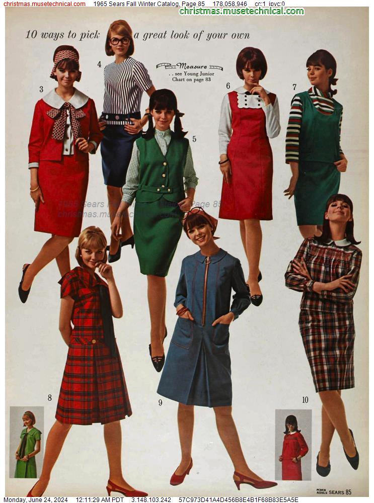 1965 Sears Fall Winter Catalog, Page 85
